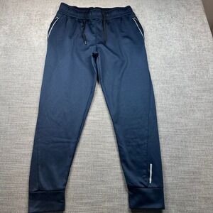 Balance Collection Joggers Mens Medium‎ Navy Blue Reflective Fleece Lined